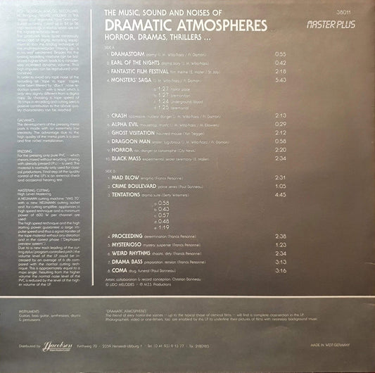 Various Artists - The Music, Sound And Noises Of Horror, Dramas, Thrillers... Dramatic Atmospheres