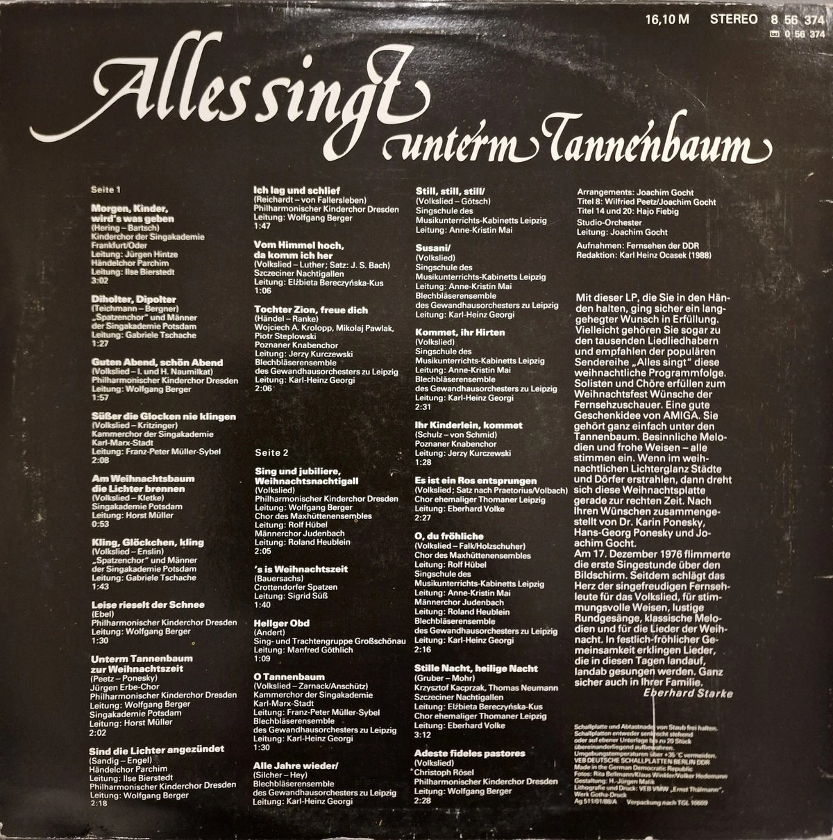 Various - Alles Singt Unterm Tannenbaum